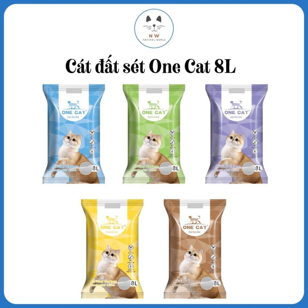 [ RẺ VÔ ĐỊCH ] Cát vệ sinh ONECAT siêu hút thấm và khử mùi gói 8l