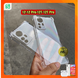 Ốp Lưng dành cho Xiaomi 12 / 12 Pro / 12T / 12T Pro / 15T / Redmi K50 Ultra - Silicon Dẻo Trong Suốt Chống Sốc 4 Góc