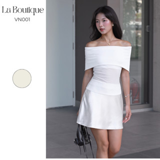  Chân Váy Lụa Ngắn Dáng Chữ A LA BOUTIQUE Chất Lụa Nhũ - VN001-2507LAB 