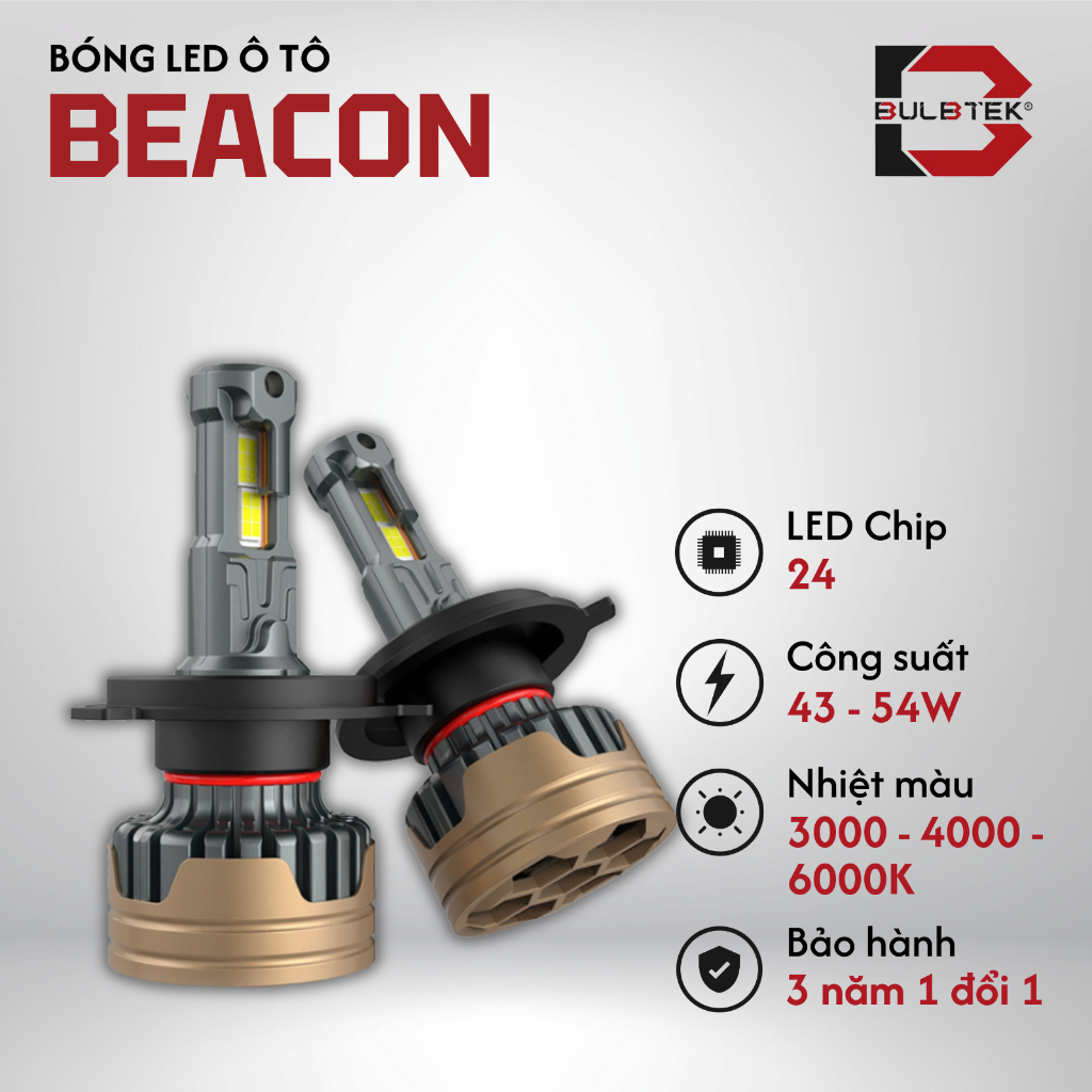 Bóng LED ô tô Beacon Bulbtek