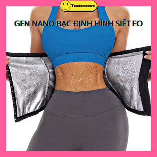 Gen Siết Eo Định Hình Nano Bạc Giúp Đốt Mỡ Siết Cơ Đào Thãi Mỡ Thừa Nhanh Chóng