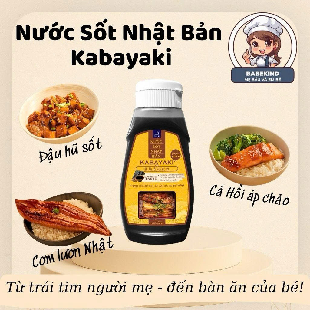 Sốt Kabayaki Nhật Bản - An toàn cho bé từ 1 tuổi