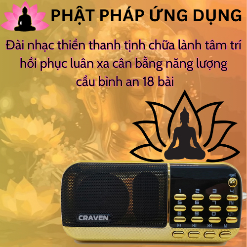 Đài nhạc thiền thanh tịnh chữa lành tâm trí hồi phục luân xa cân bằng năng lượng cầu bình an 18 bài