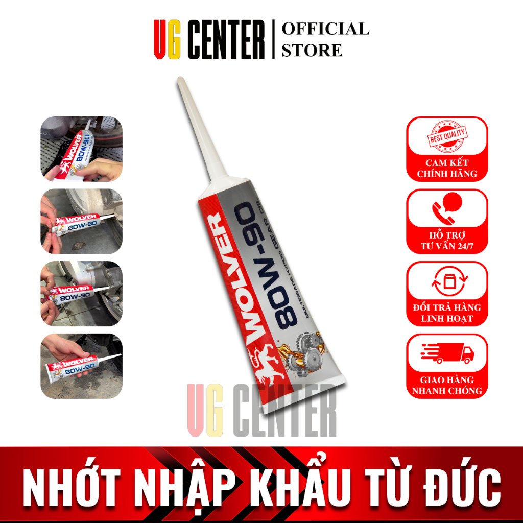 Nhớt Hộp Số Wolver Gear Oil 80w90 - Nhớt Lap Wolver 80w90 120ml nhâp khẩu Đức