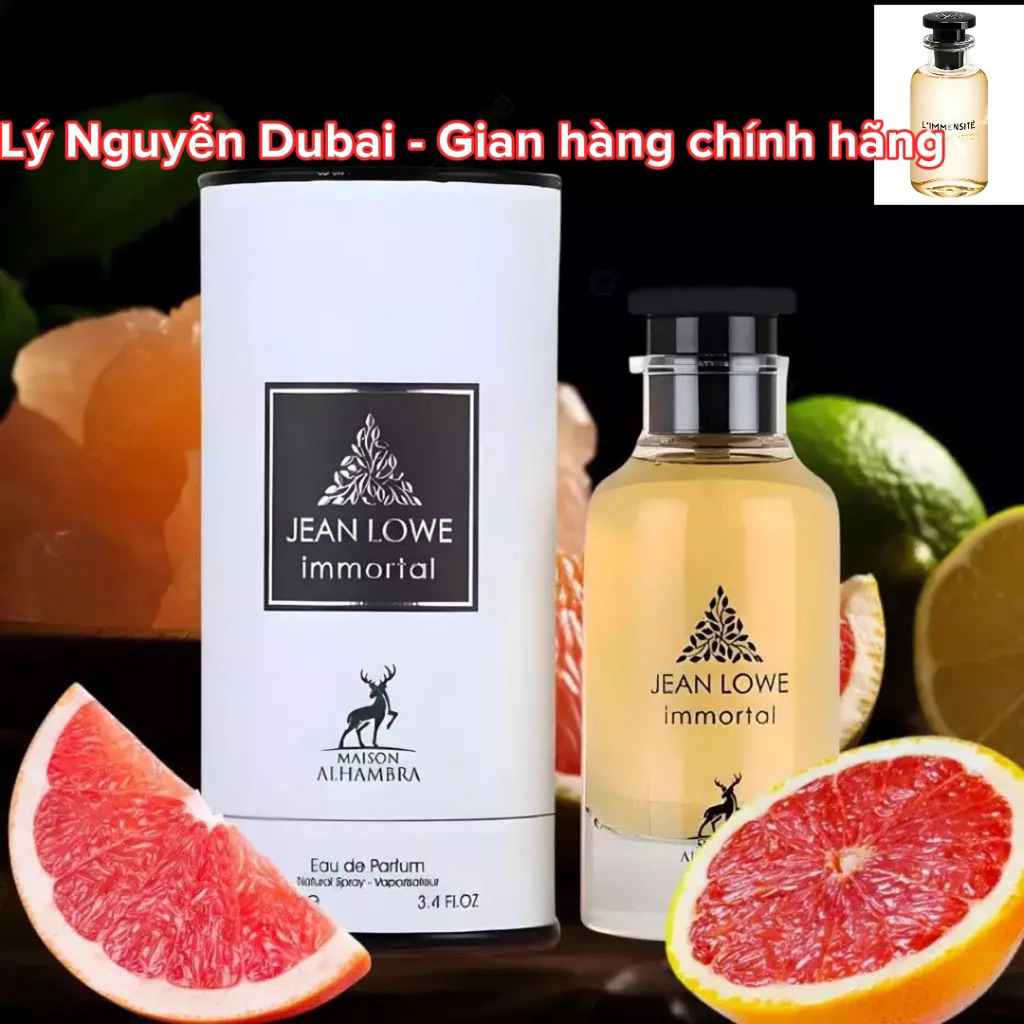 [CHAI FULL 100ML CHÍNH HÃNG] Nước hoa Dubai nam Jean Lowe Immortel sang trọng, tinh tế, quyến rũ