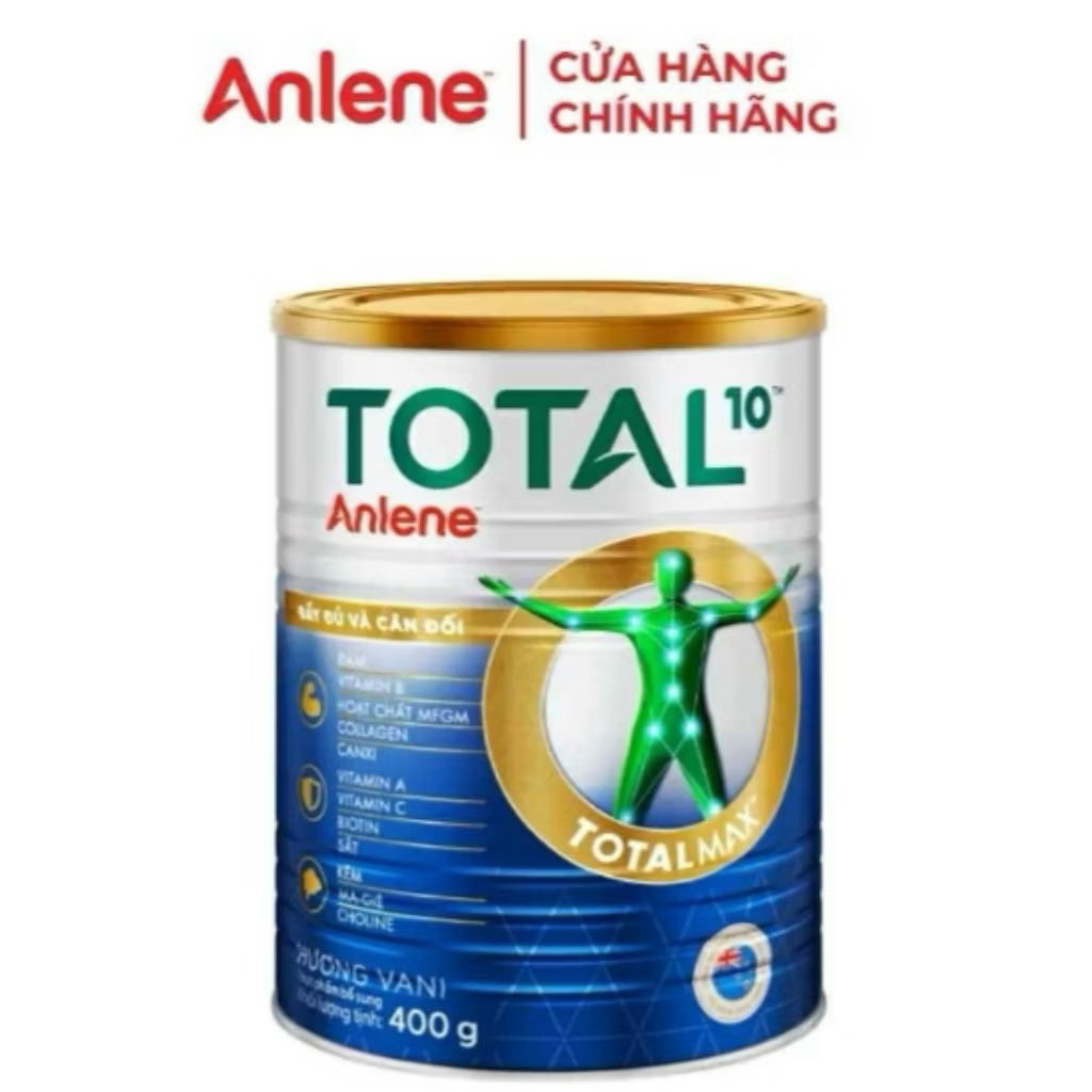 Sữa bột Anlene Total 10 lon 400g( HSD 2027)