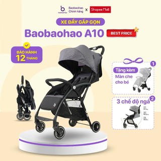[HỎA TỐC] Xe Đẩy Gấp Gọn Cho Bé Baobaohao A10 Chính Hãng, Xe Đẩy Em Bé Đệm Ngồi Êm, Gấp Gọn, Bảo Hành 12 Tháng