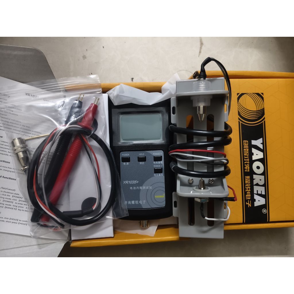 Máy đo nội trở chính hãng Yaorea 1030+ và 1035+, máy kiểm tra nội trở pin 2 ngôn ngữ có tiếng Anh