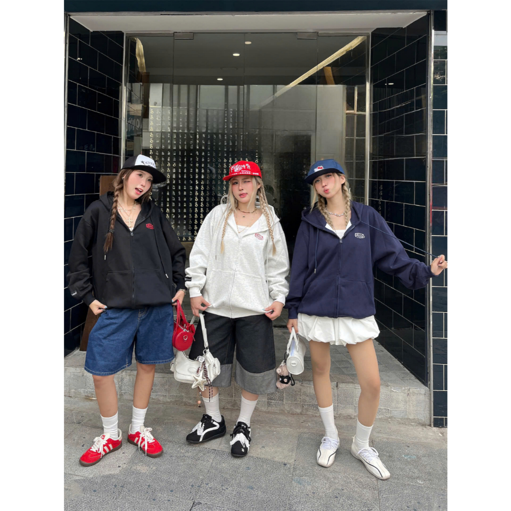 Áo Hoodie Zip Basic 𝑩𝒚𝒄𝒂𝒎𝒄𝒂𝒎 Vải Nỉ 2 Da Chống Nắng Tốt Form Rộng Nam Nữ Unisex AHOD002 | BigBuy360 - bigbuy360.vn