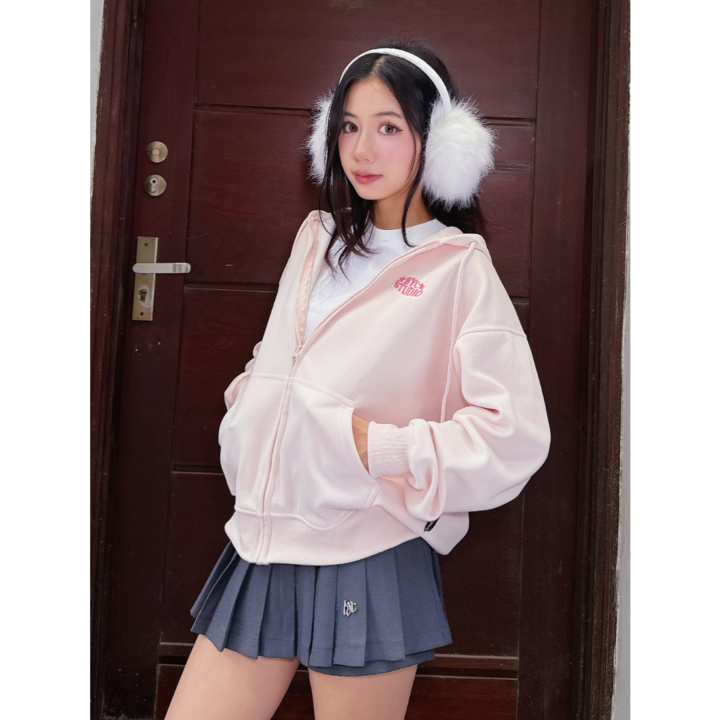 Áo Hoodie Zip Basic 𝑩𝒚𝒄𝒂𝒎𝒄𝒂𝒎 Vải Nỉ 2 Da Chống Nắng Tốt Form Rộng Nam Nữ Unisex AHOD002 | BigBuy360 - bigbuy360.vn