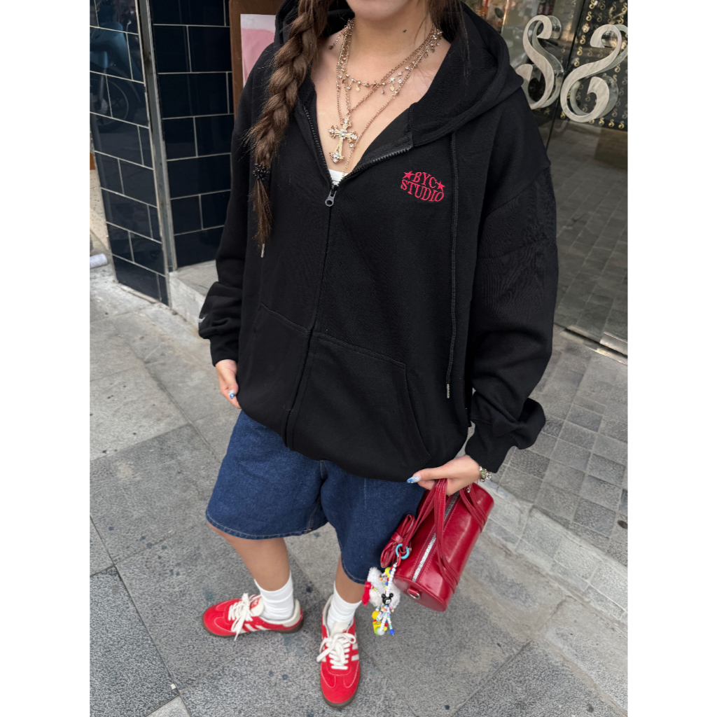 Áo Hoodie Zip Basic 𝑩𝒚𝒄𝒂𝒎𝒄𝒂𝒎 Vải Nỉ 2 Da Chống Nắng Tốt Form Rộng Nam Nữ Unisex AHOD002 | BigBuy360 - bigbuy360.vn