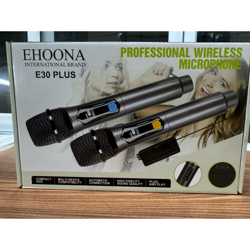 Micro đa năng không dây dành cho tất cả các loại loa kéo EHOONA E30 plus