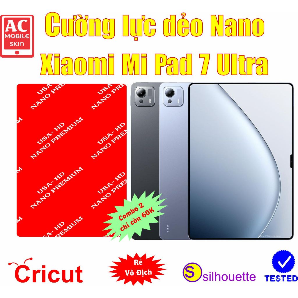 Cường lực dẻo bảo vệ màn hình Xiaomi Pad 7 Ultra (Mi pad 7 ultra / Mipad 7 ultra/ Mipad7 ultra)