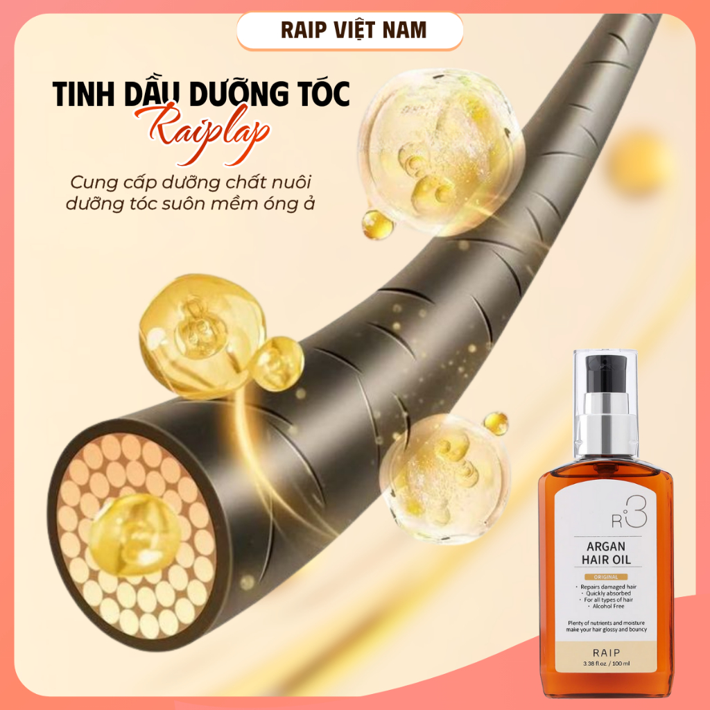 Tinh dầu dưỡng tóc RAIPLAB R3 Argan Hàn Quốc hương Original truyền thống phục hồi tái sinh mái tóc 100ml | BigBuy360 - bigbuy360.vn