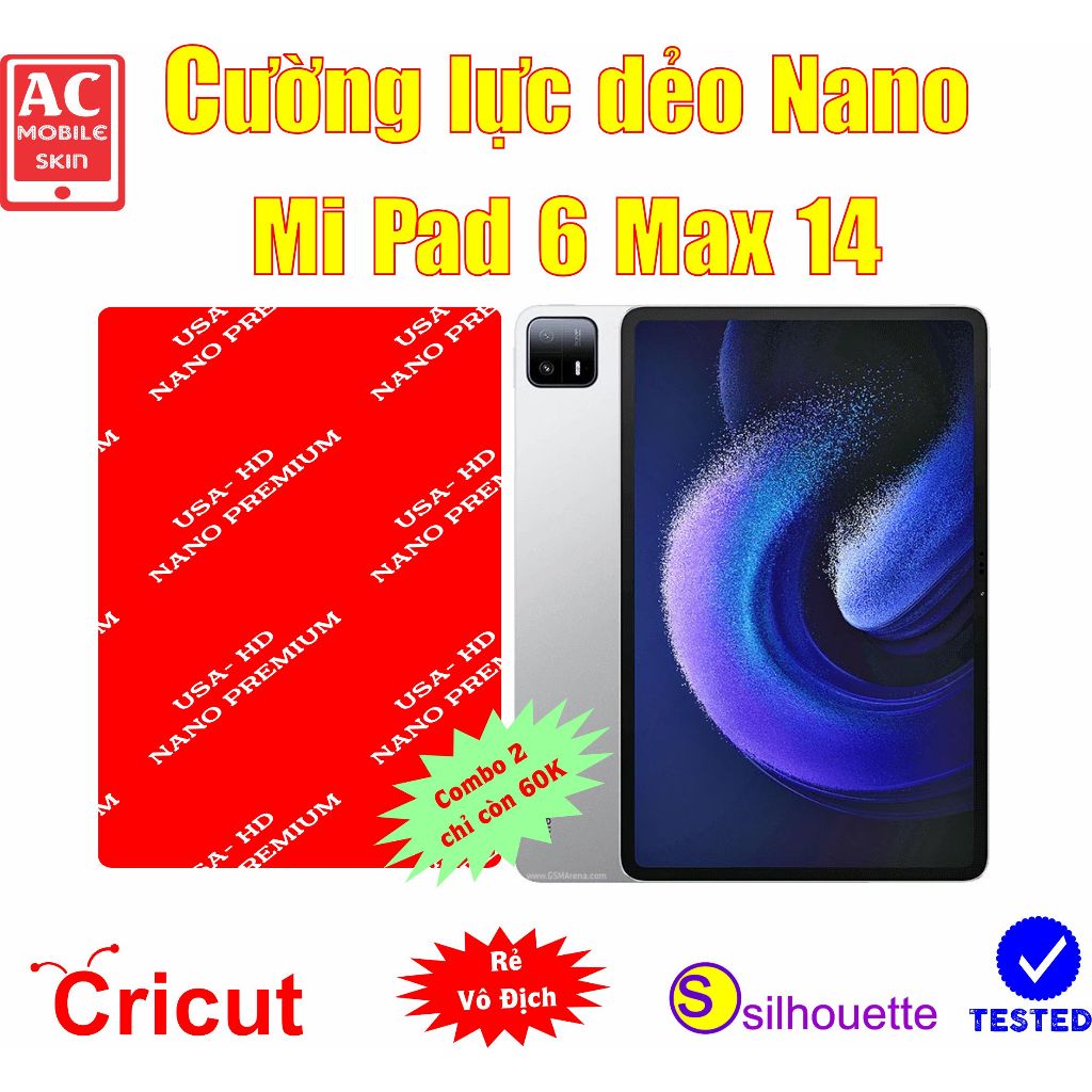 Cường lực dẻo bảo vệ màn hình Xiaomi Pad 6 Max 14 (Mi Pad 6 Max 14)