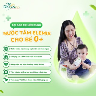 Nước Tắm Gội Thảo Dược Cho Bé Elemis Chai 200ml 500ml Dược Khoa Xanh Chăm Sóc Làn Da Bé Dịu Nhẹ