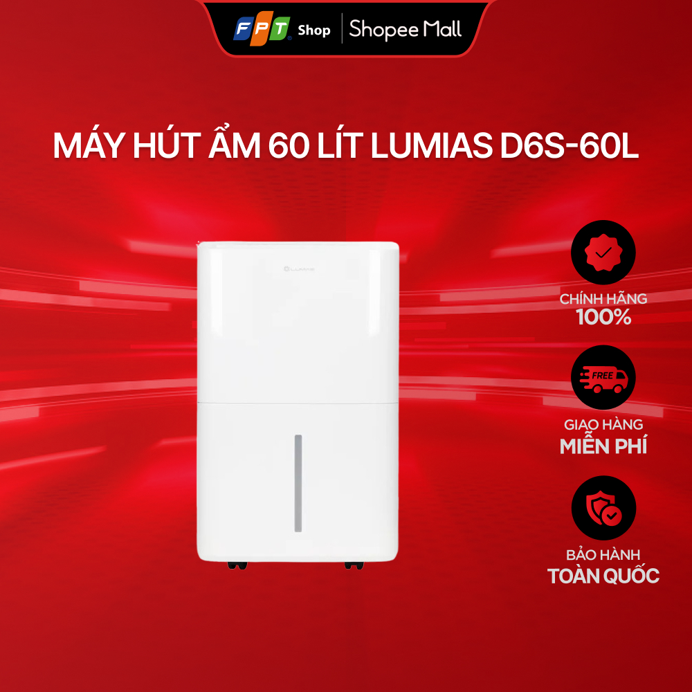 Máy hút ẩm 60 lít Lumias D6S-60L