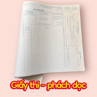 Giấy thi (phách dọc) - compo 50 tờ