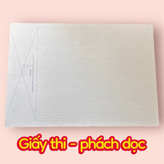 Giấy thi (phách dọc) - compo 50 tờ