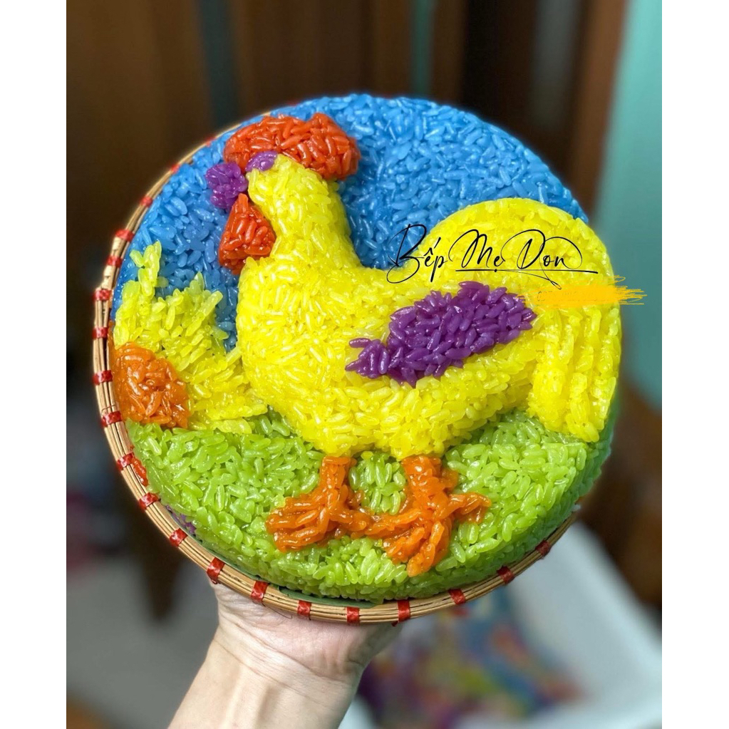 Khuôn xôi gà khuôn con gà VT