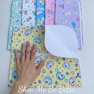  Chiếu LÓT NHỰA chống thấm Cho Bé Sơ Sinh lót thay tã nhiều kích thước to,nhỏ bền đẹp gấp gọn được 