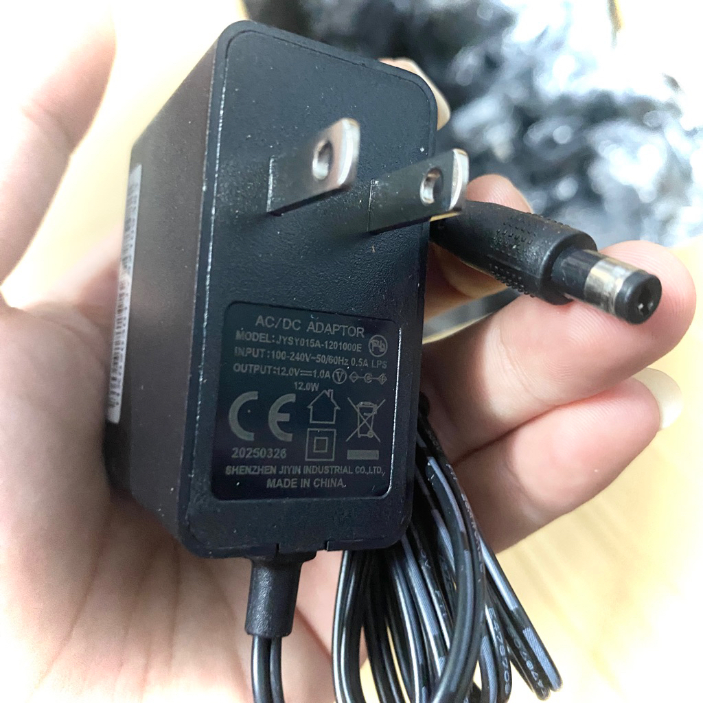 Nguồn Adapter 12V 1A chân dẹt zin Vietel mới bóc máy loại sịn chính hãng 100%