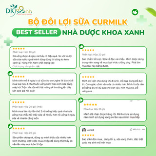 Combo 2 Hộp Cốm Lợi Sữa Curmilk Hộp 20 gói x 5g Giúp Lợi Sữa Cho Mẹ, Giàu Dinh Dưỡng Cho Bé