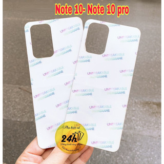 Combo Cường Lực Full Màn & Dán PPF Mặt Lưng cho Redmi Note 13 / Note 13 pro / Note 12 / Note 11 / Note 10 Pro / Note 10s