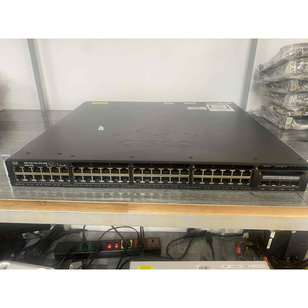 Switch Cisco 2960L 3650 48 poe+ 390w full ok