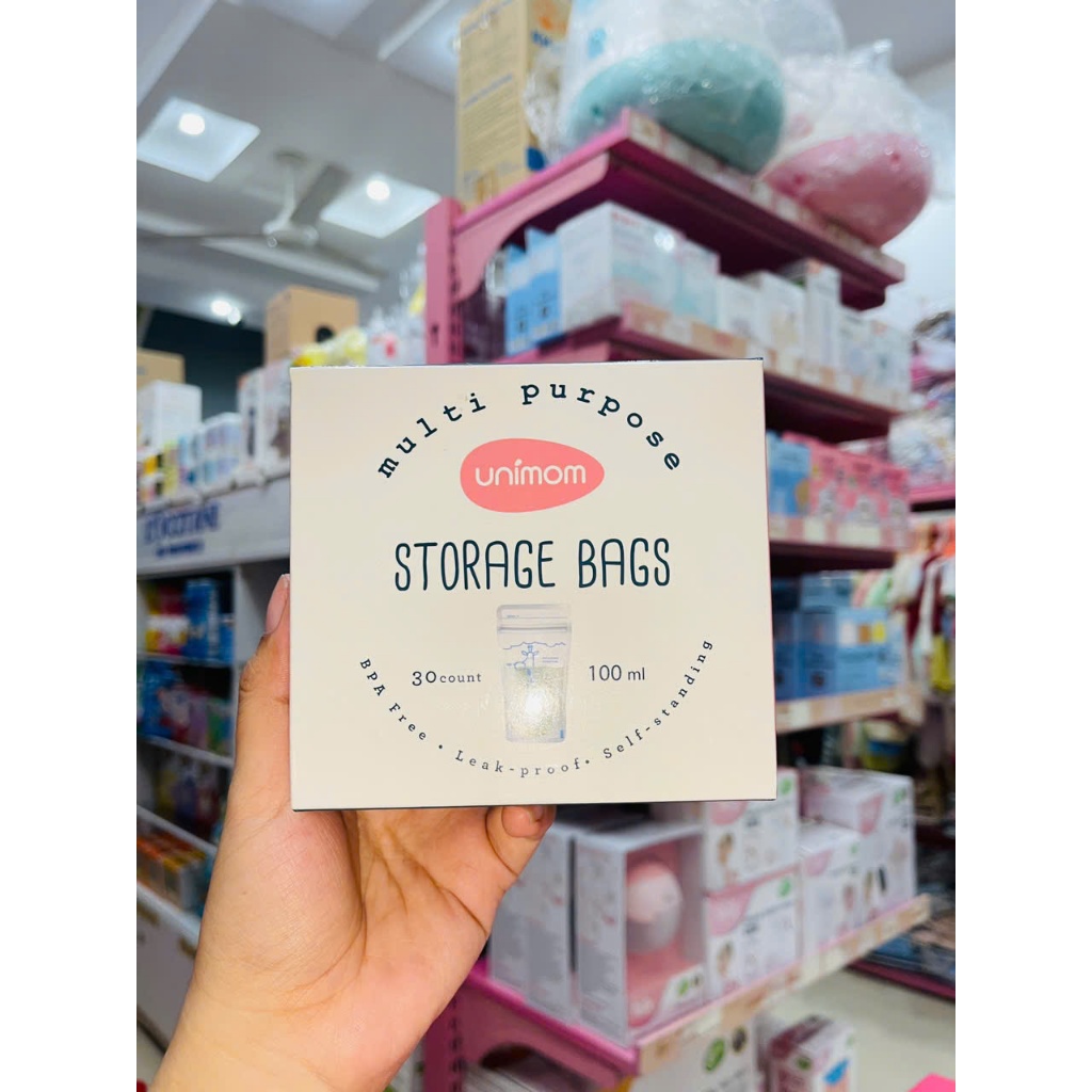 TÚI TRỮ SỮA UNIMOM STORSGE BAGS 30 TÚI /100ML
