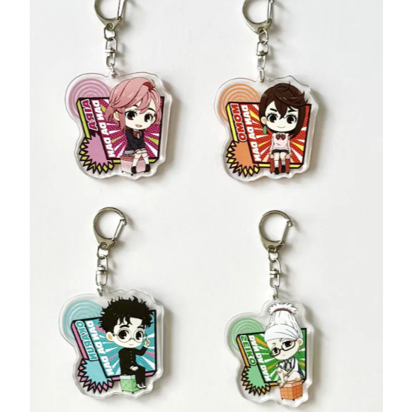 Dandadan Acrylic Keychain, Dandadan Double Side Keychain, Aira Shiratori, Momo Ayase, Ken Takakura, 