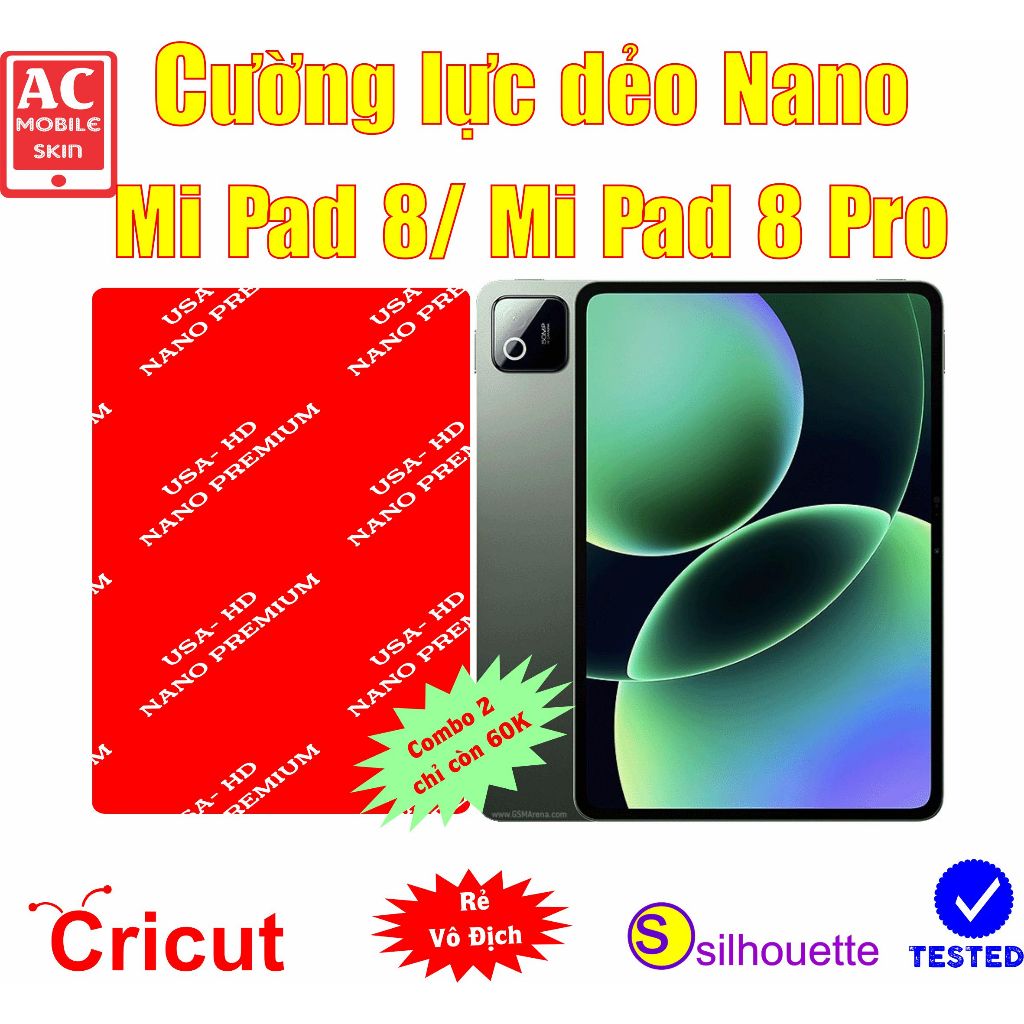 Cường lực dẻo bảo vệ màn hình Mi Pad8/ Mi Pad 8 Pro (Mipad 8/ Mipad 8 pro / MiPad8/Mipad8 pro)