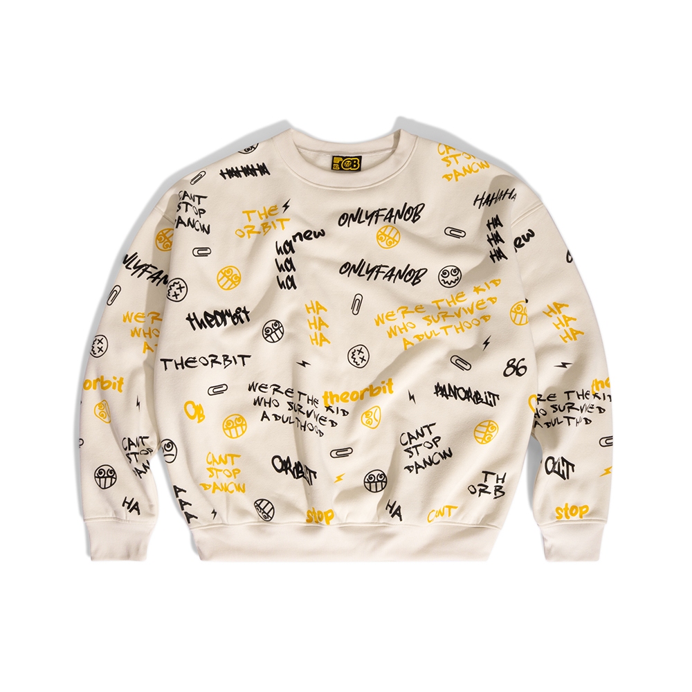 Áo SWEATER DOODLE The ORBIT - Local Brand Chính Hãng