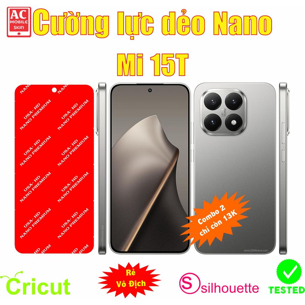 Cường lực dẻo bảo vệ màn hình điện thoại Xiaomi 15T (Mi 15T)
