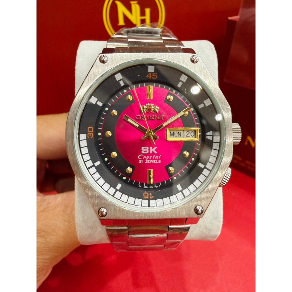 Đồng Hồ Nam ORIENT SK CƠ Mặt Kính Sapphire Chống Xước Chính Hãng - Máy Automatic - Chống Nước - BH 2
