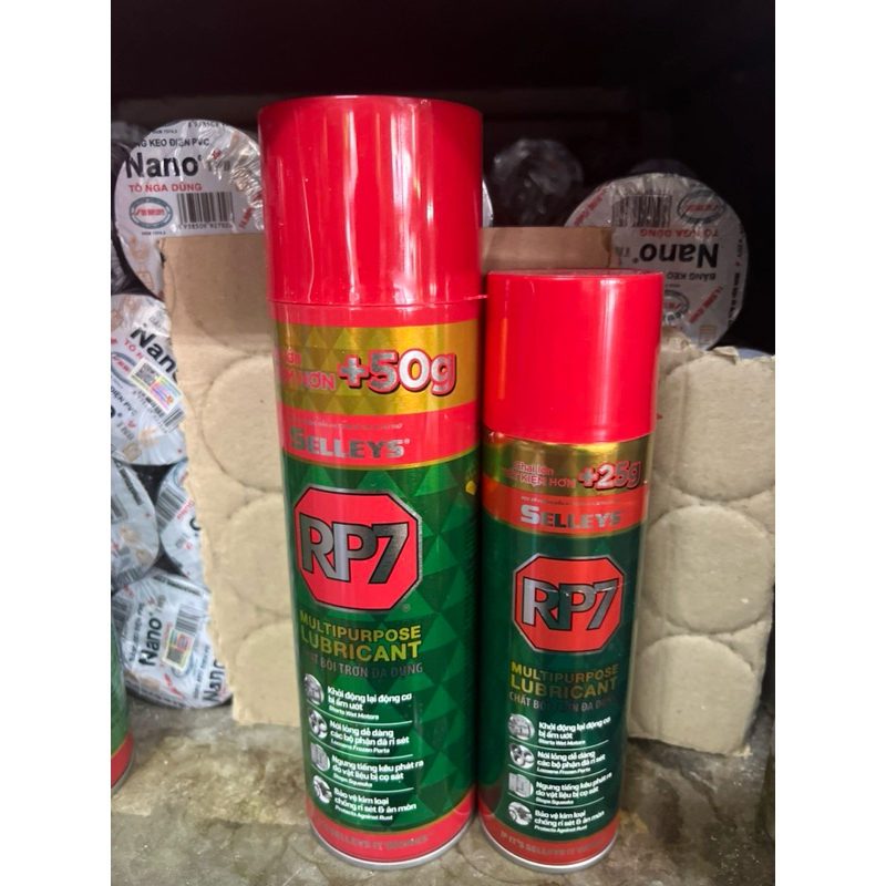 RP7 - Chai Xịt Chống Rỉ Sét Rp7 350g Cao Cấp + TẶNG thêm 50g