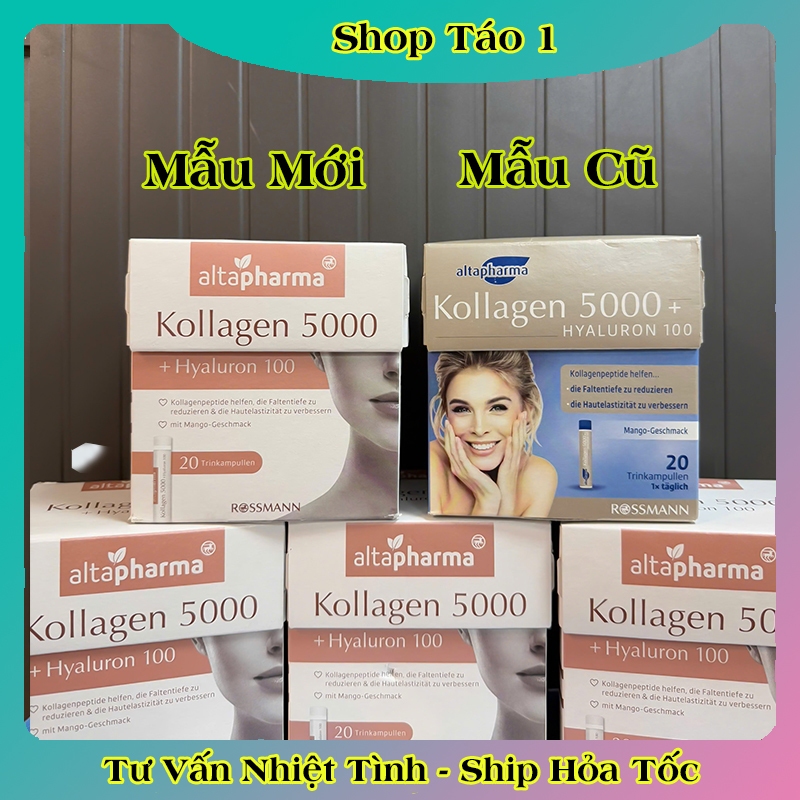 Collagen thủy phân Kollagen 5000 + Hyaluron Altapharma - Bí quyết giữ da trẻ trung và khỏe mạnh - Hộ