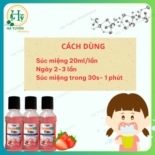 Nước súc miệng trẻ em DoctorBio kids- Chai 250ml- Làm sạch răng miệng, phòng viêm lợi, sâu răng,
