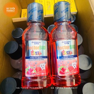 Nước súc miệng trẻ em DoctorBio kids- Chai 250ml- Làm sạch răng miệng, phòng viêm lợi, sâu răng,