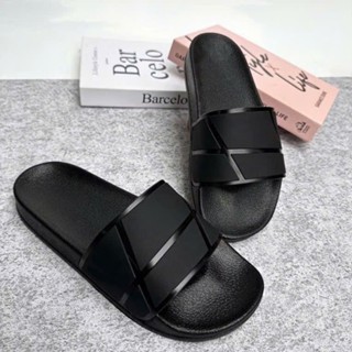 Dép skt kẻ viền sắc nét đế mềm đi êm chân không thấm nước form basic dễ phối đồ - dép boy phố, dép nam nứ, dép lê,sliper