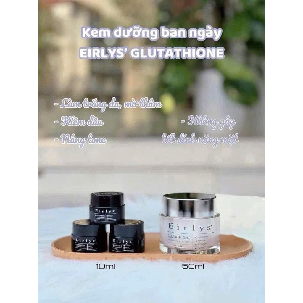 [Hàng congty]Kem Eirly Ngày Dưỡng Trắng, Chống Lão Hoá, Nâng Tone Tự Nhiên