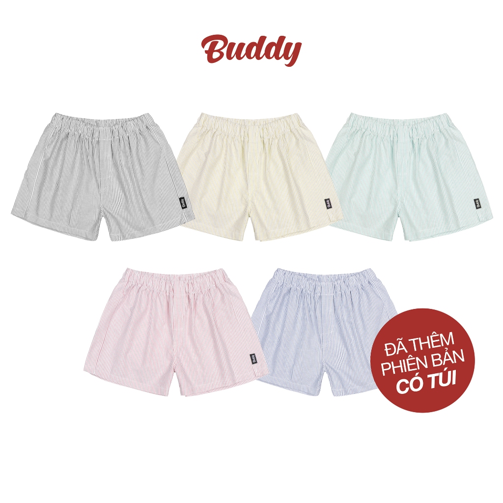 [BUDDY] Quần đùi kate ngủ mặc nhà form thoải mái - G9 BOXER