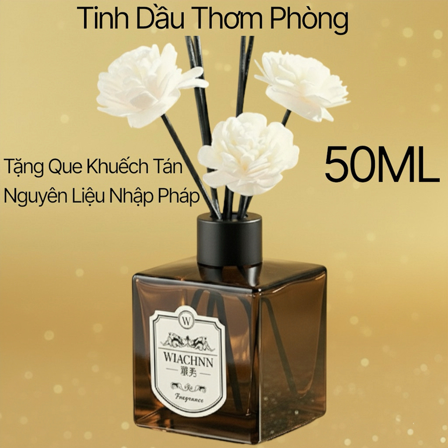 Tinh Dầu Thơm Phòng COZYBIN 50ml Que Gỗ Khuếch Tán Cao Cấp Decor Khách Sạn, Phòng Ngủ, Phòng Vệ Sinh