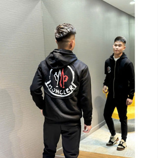 [Xả Hàng] Bộ Thu Đông Mon CLe Vá Thể Thao Nam Chất Poly Co Giãn Bộ Nỉ Thể Thao Nam Chất Poly 2 da mềm mịn