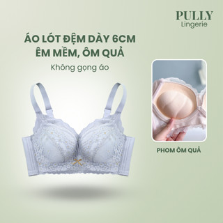 Áo Lót Nâng Ngực Tạo Khe Mút Dày 6cm Không Gọng Êm Mềm – PULLY LINGERIE ANR53 
