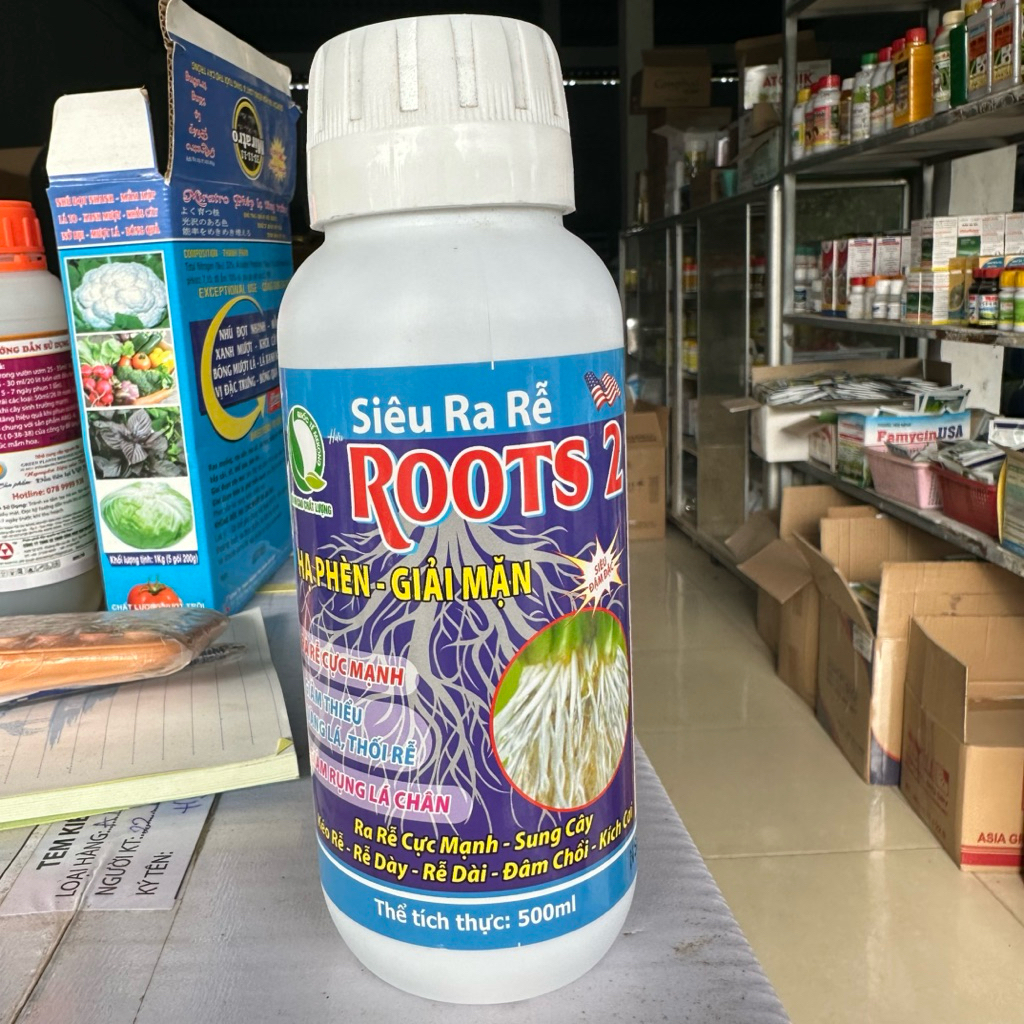 Root 2 Chai 500ml Của Mỹ Bung Đọt Ra Rễ, Giải Độc Hữu Cơ