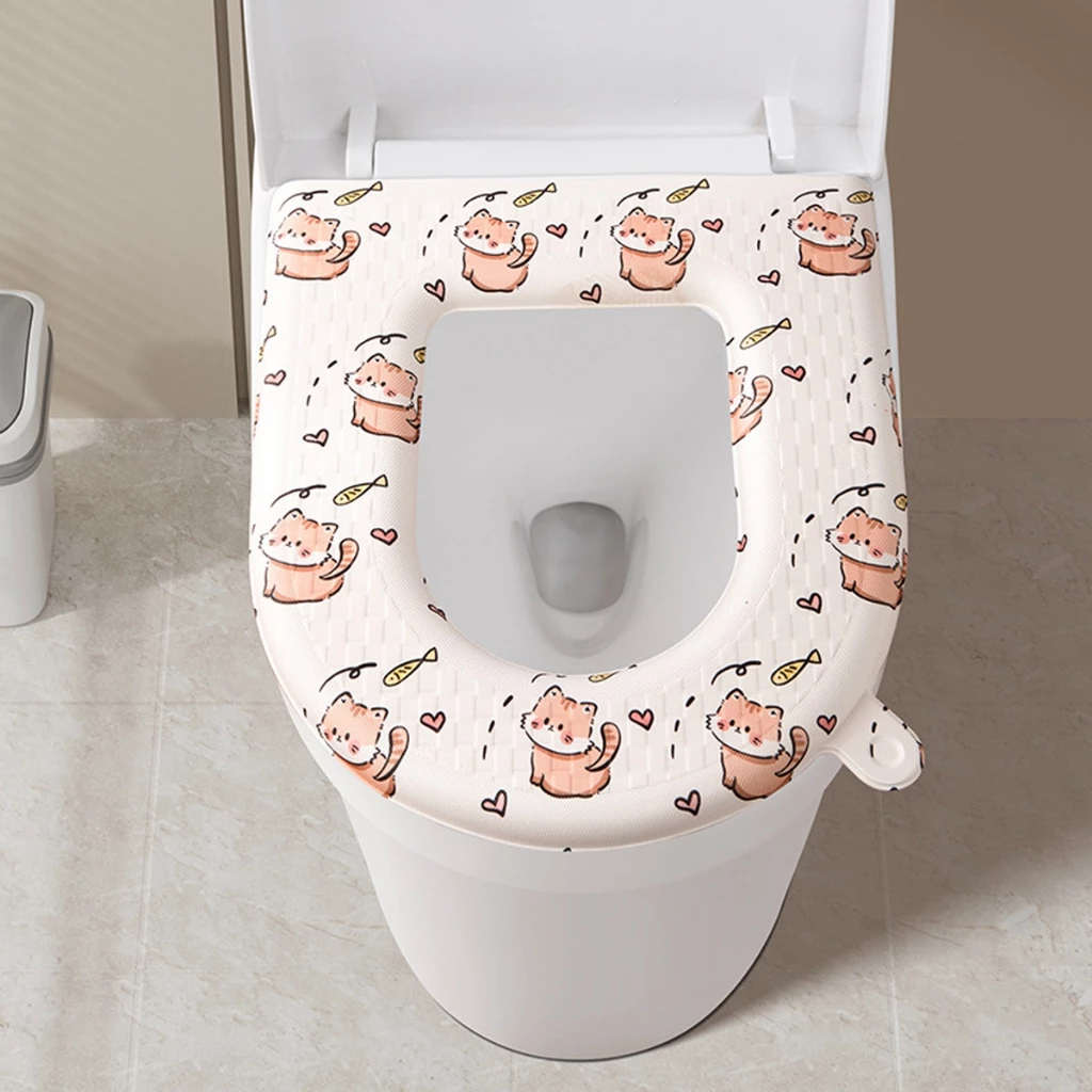 Miếng Lót Bồn Cầu Chống Thấm Nước, Giữ Ấm Dễ Dàng Lau Giặt, Chống Vi Khuẩn ANHOME365