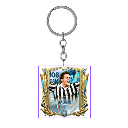 R.BAGGIO FC MOBILE CARD KEYCHAIN