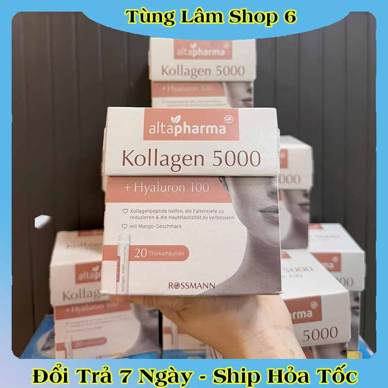 Kollagen Hyaluron Altapharma hộp 20 ống Hàng Đức