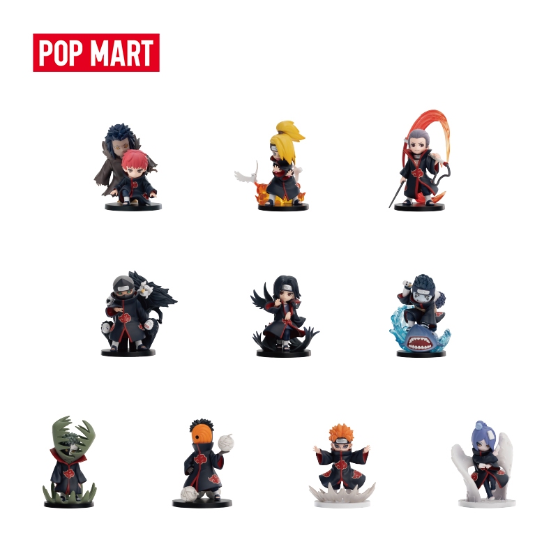 POP MART Naruto: Shippuden Series Battle Against Akatsuki Themed Figure - Whole Set